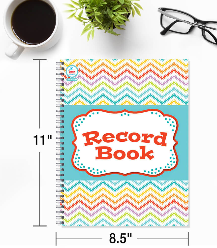 Chevron Record Book Spiral