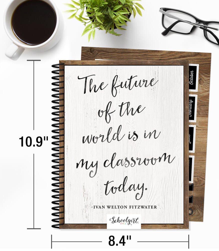 Industrial Chic Teacher Planner Spiral Bound