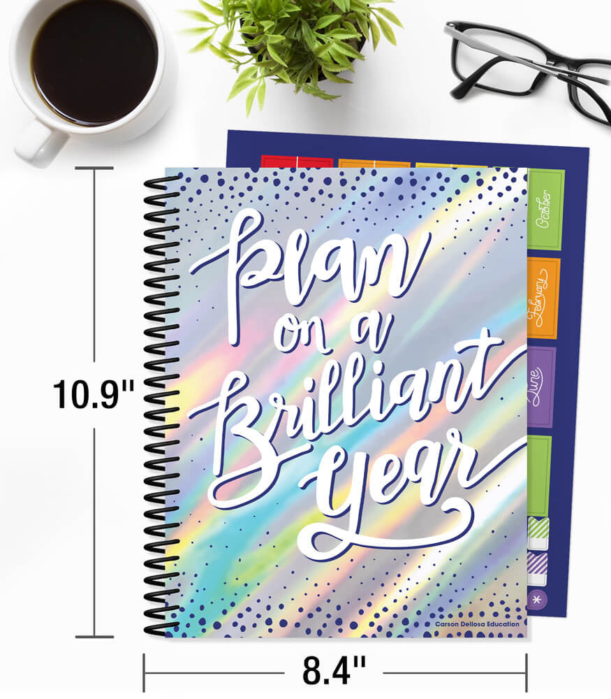 Plan on a Brilliant Year Teacher Planner Spiral Bound