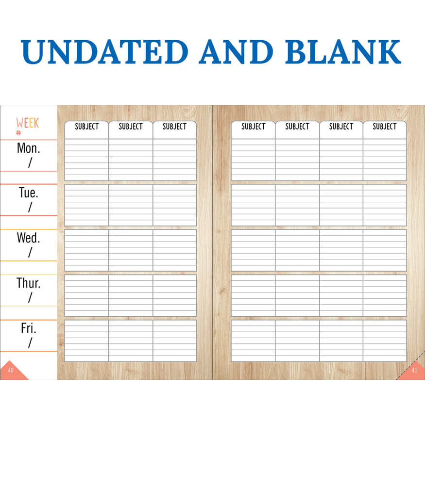 Simply Safari Teacher Planner Spiral Bound