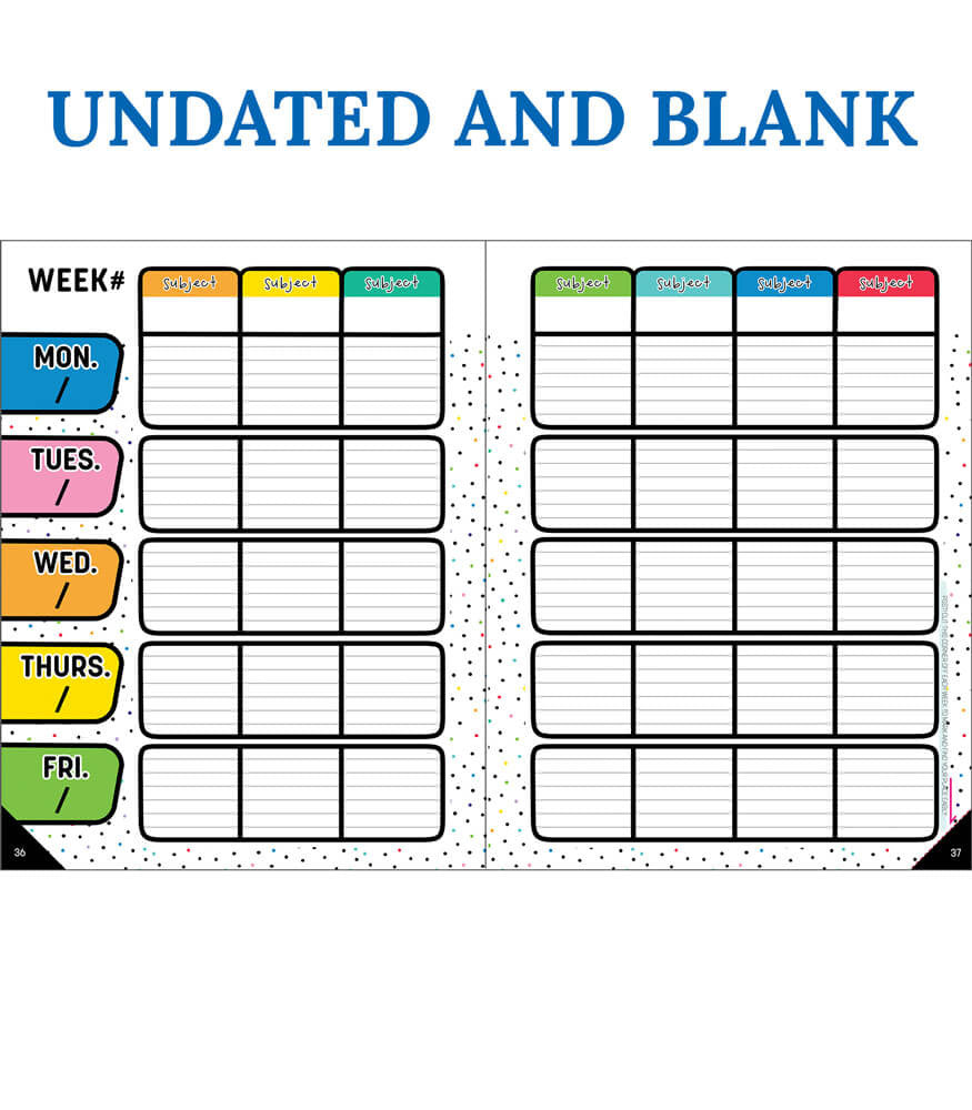 Happy Place Teacher Planner Spiral Bound