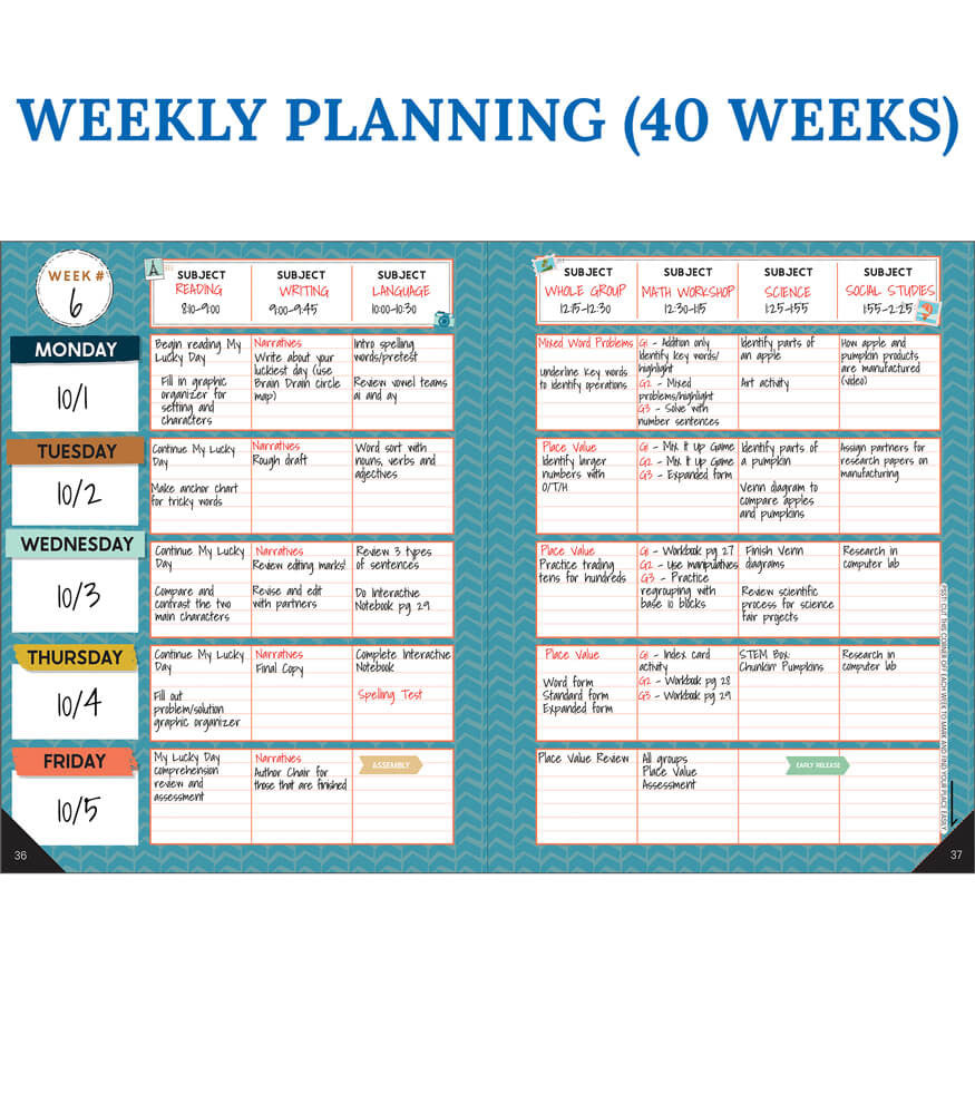 Let's Explore Teacher Planner Spiral Bound