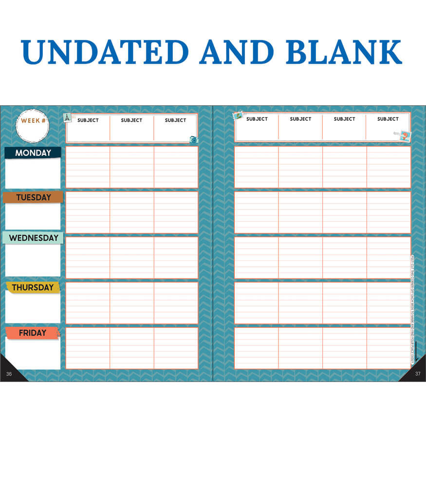 Let's Explore Teacher Planner Spiral Bound
