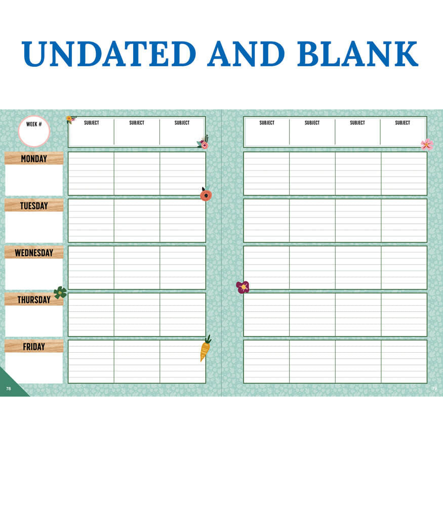 Grow Together Teacher Planner Spiral Bound