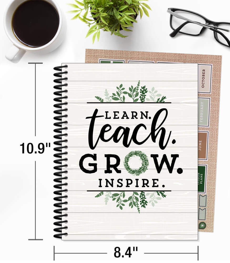 Farmhouse Teacher Planner Spiral Bound