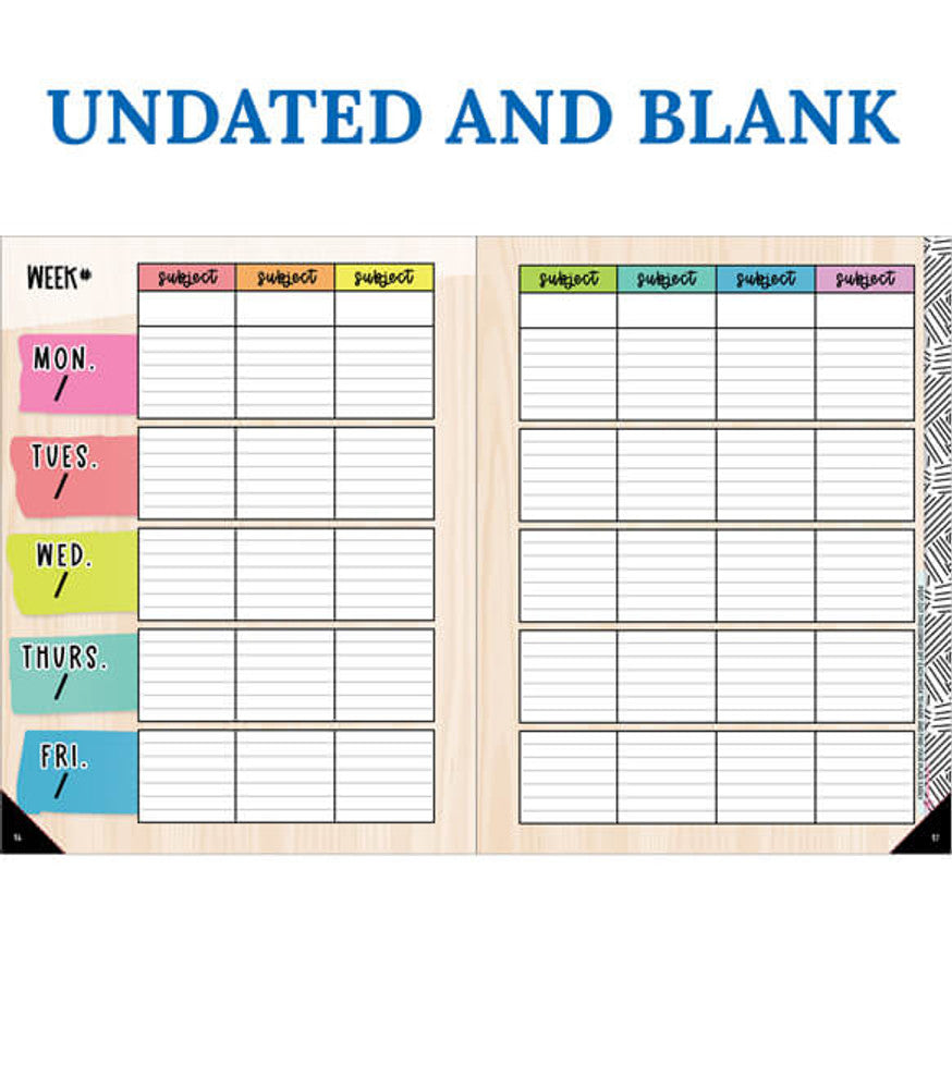 Creatively Inspired Teacher Planner Spiral