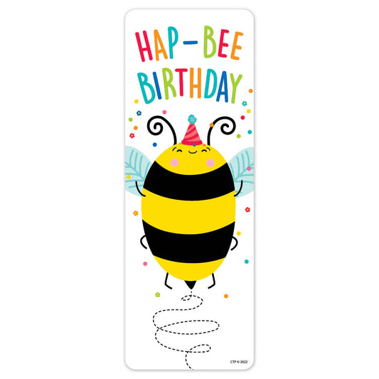 HAP-BEE Birthday Bookmark