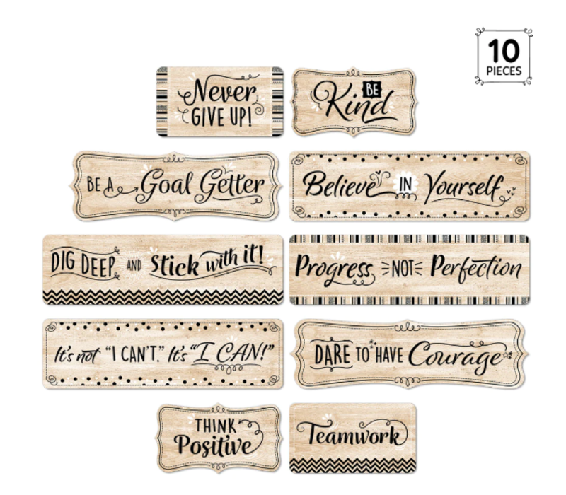 Core Decor Mindset Matters Headlines Mini Bulletin Board
