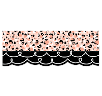 Jungle Friends Blush Leopard EZ Border