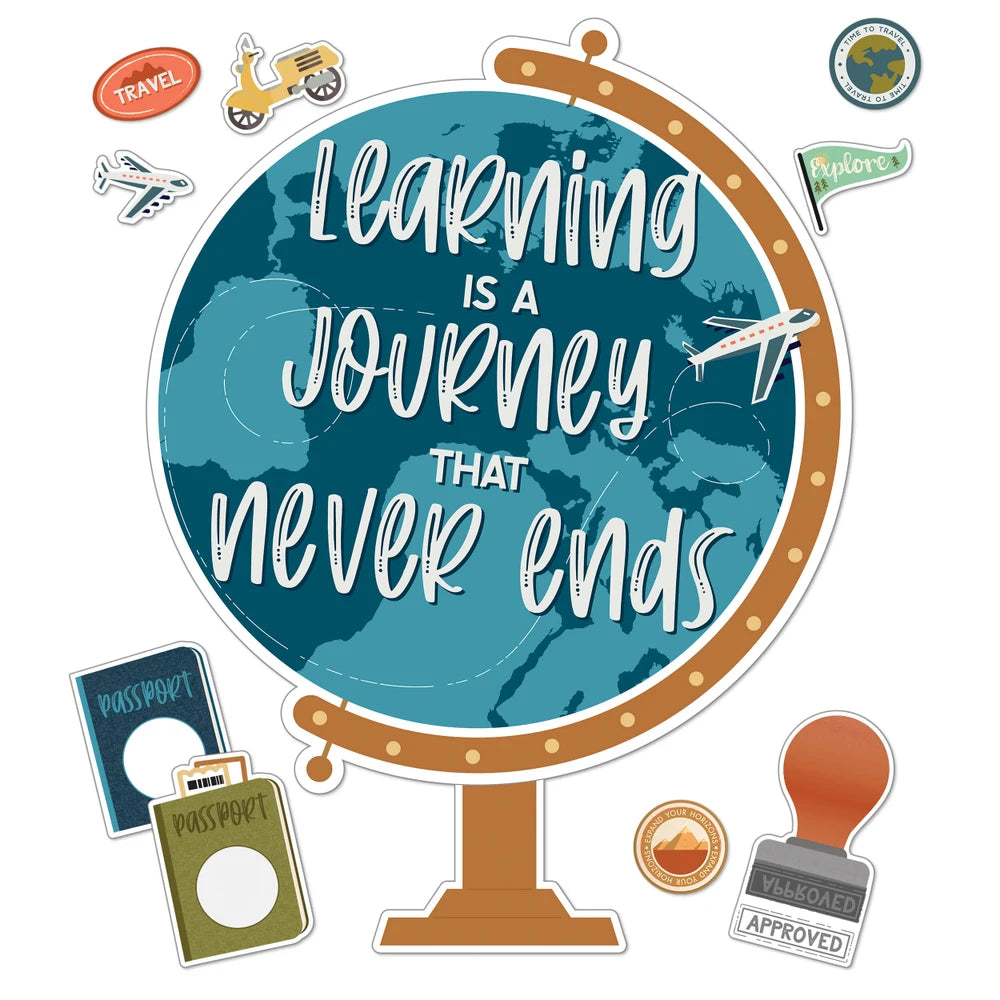 Learning Is a Journey Bulletin Board Set