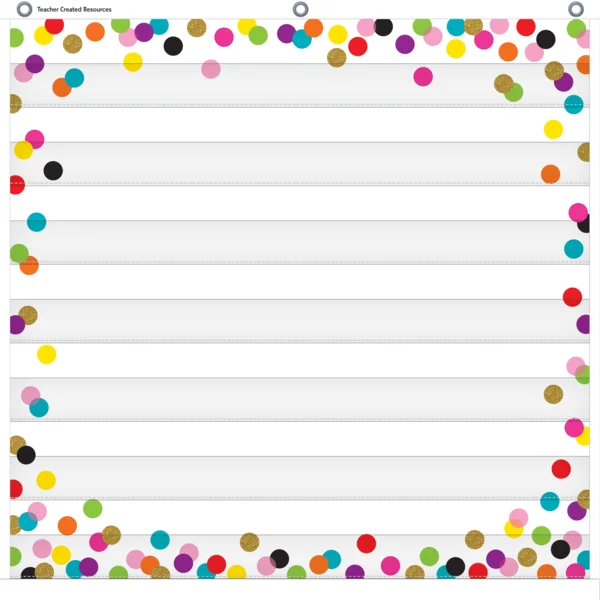 Confetti 7 Pocket Chart