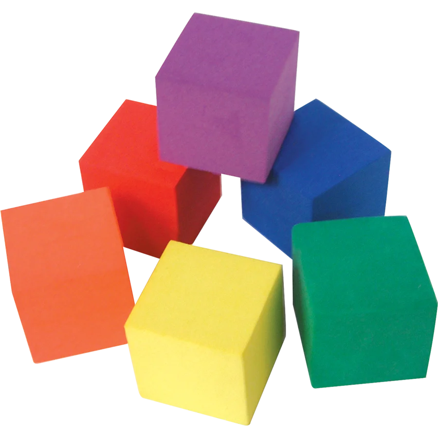 Foam Color Cubes
