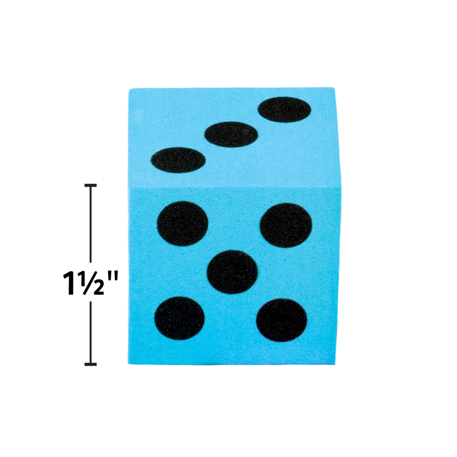 Colorful Large Dice - One 1.5 inch dice