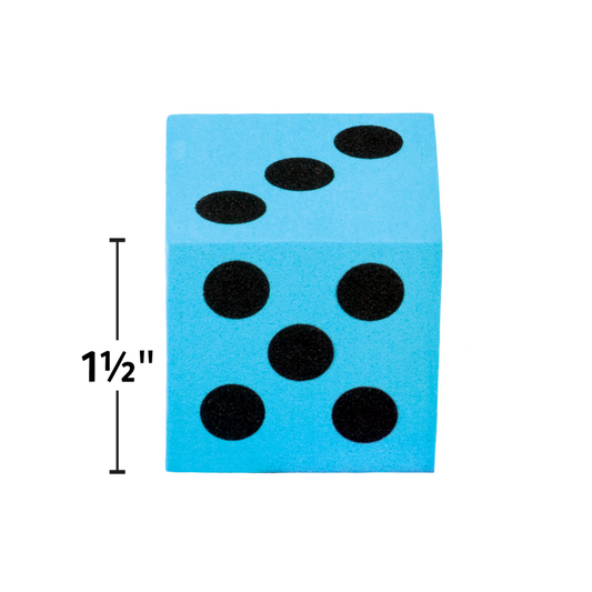 Colorful Large Dice - One 1.5 inch dice
