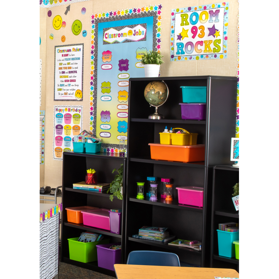 Teal Plastic Multi-Purpose Bin