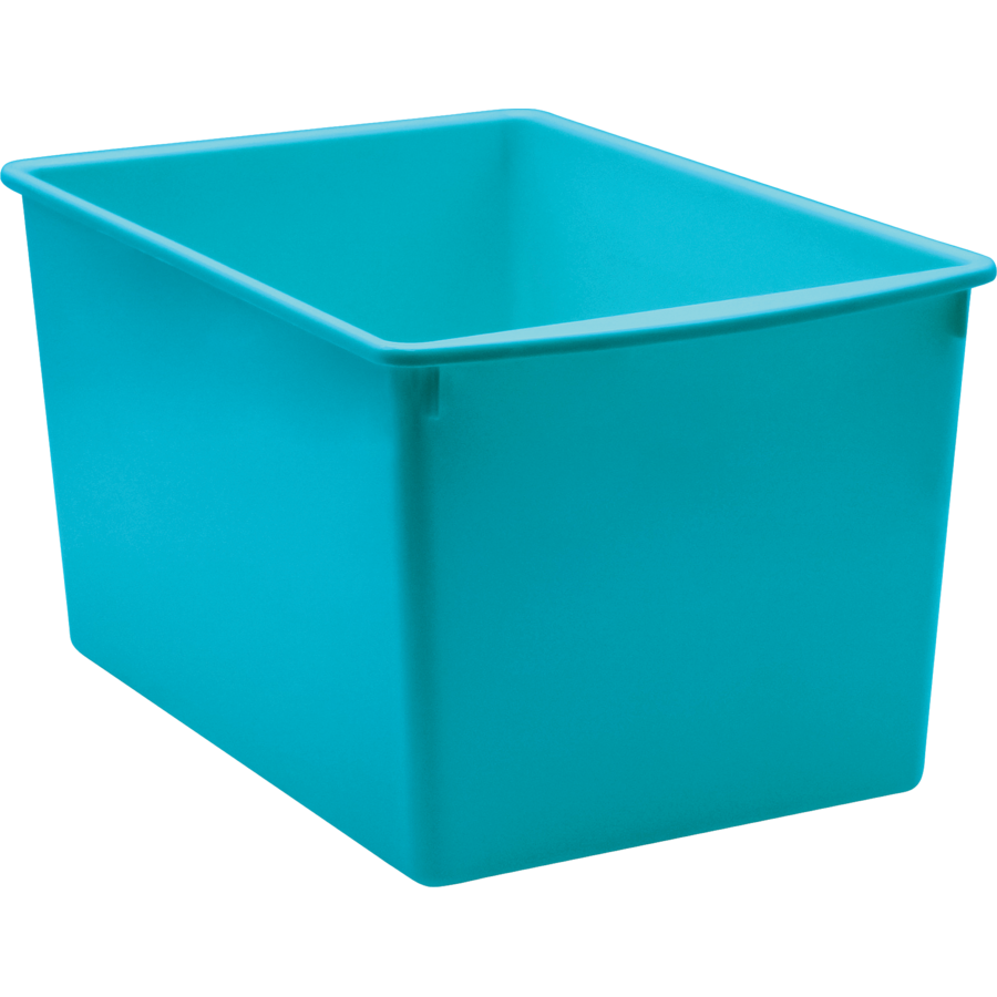 Teal Plastic Multi-Purpose Bin