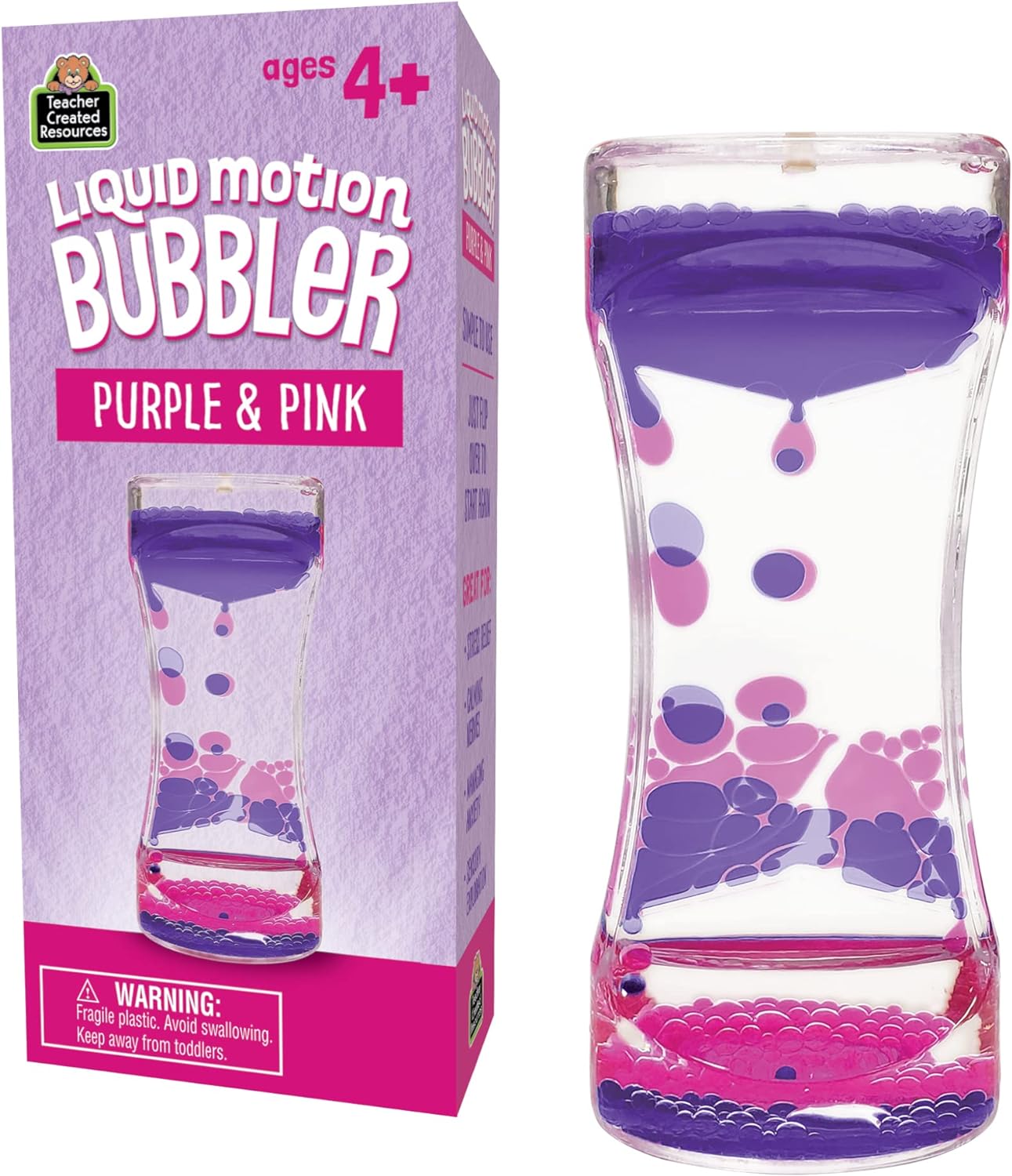 Pink & Purple Liquid Motion Bubbler