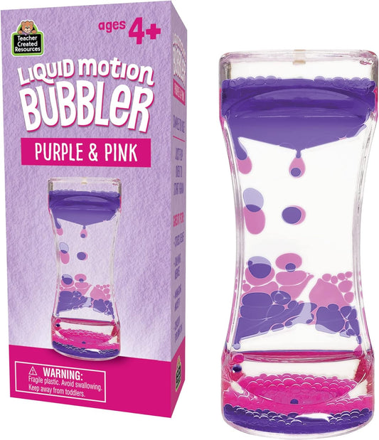 Pink & Purple Liquid Motion Bubbler