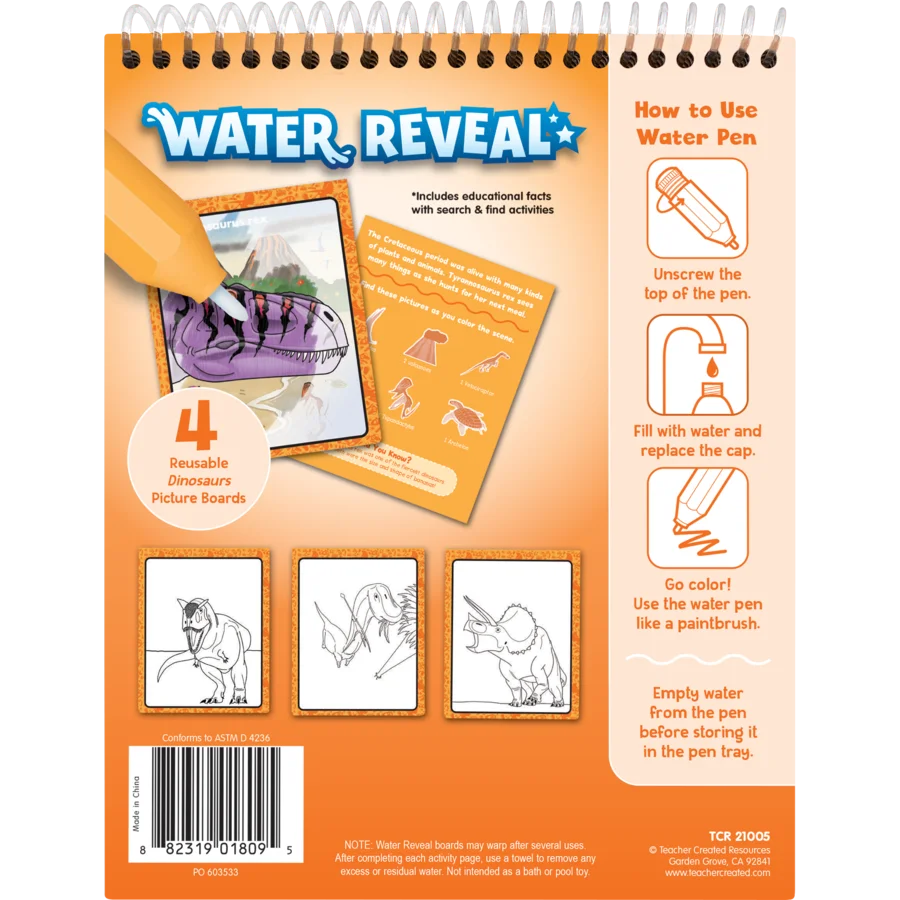 Dinosaurs Water Reveal