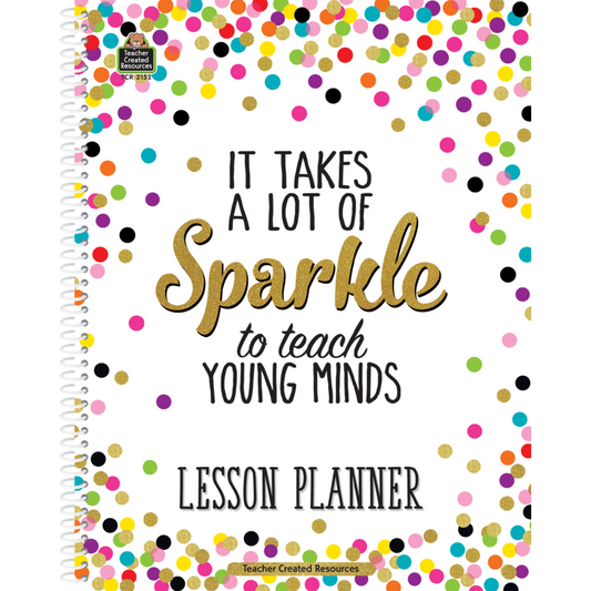 Confetti Lesson Planner with stickers