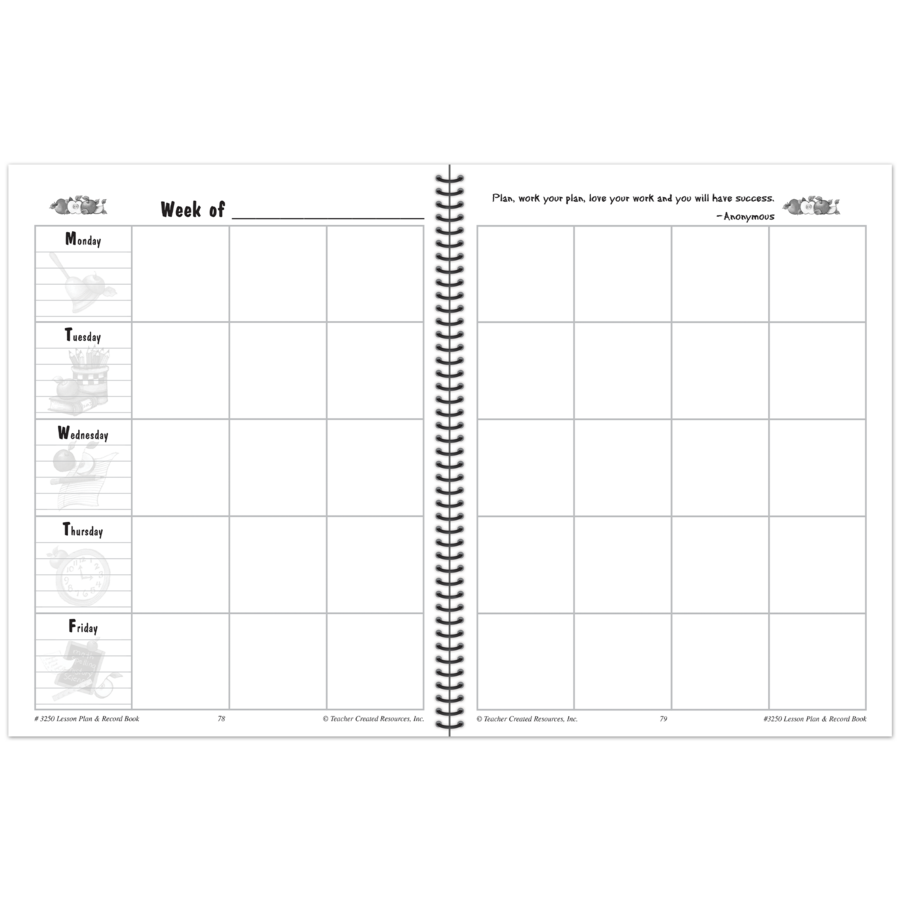 Lesson Plan & Record Book from Susan Winget