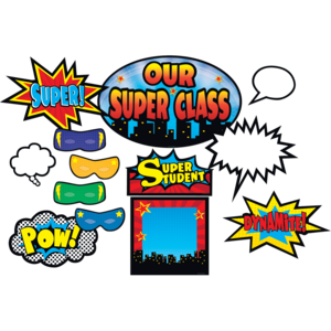 Superhero Bulletin Board Display Set