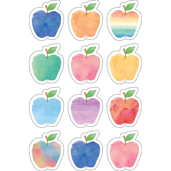 Watercolor Apples Mini Accents