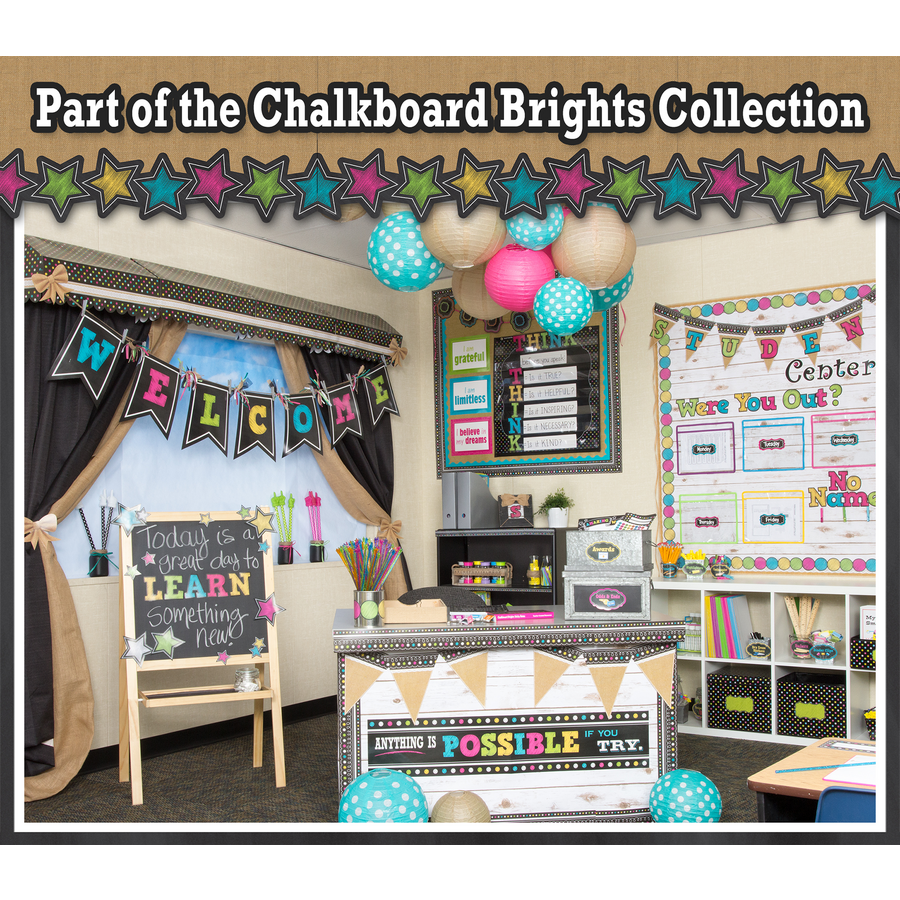 Chalkboard Brights Anything is Possible Banner