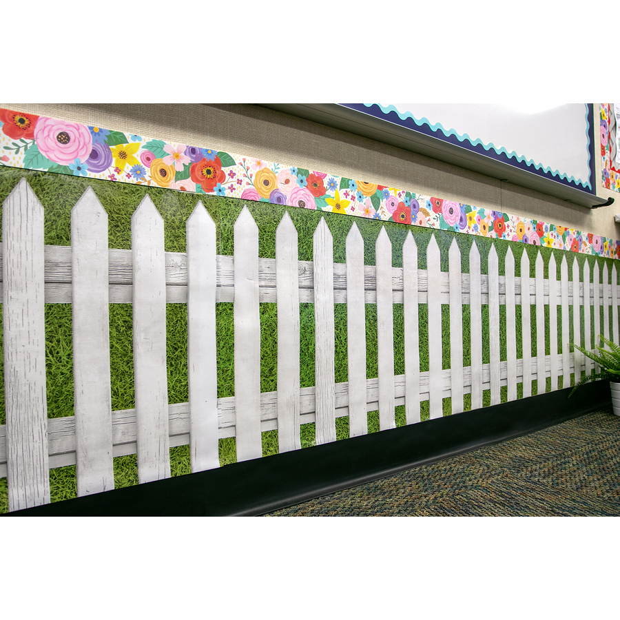 Wildflowers Straight Border Trim