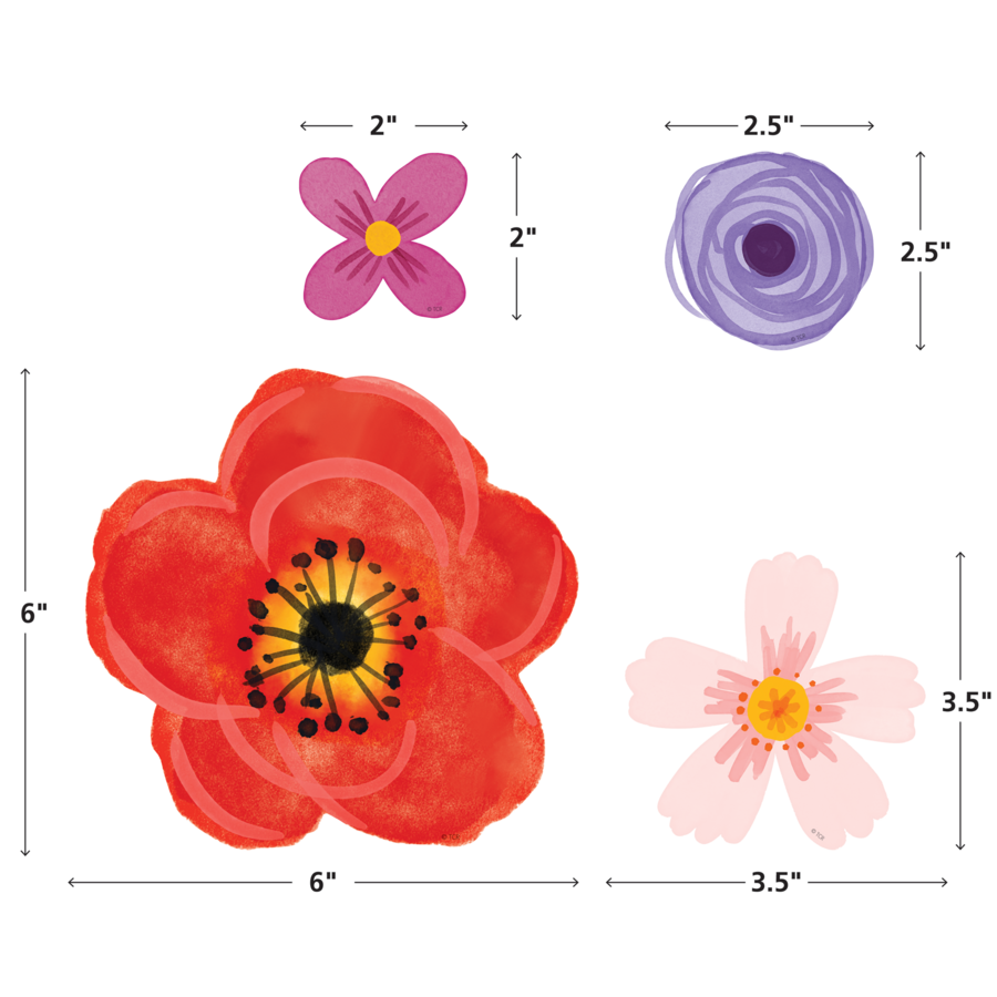 Wildflowers Accents - Assorted Sizes