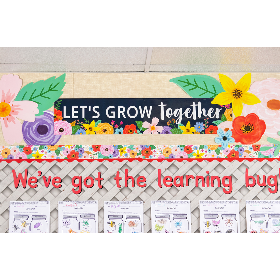 Wildflowers Let’s Grow Together Banner