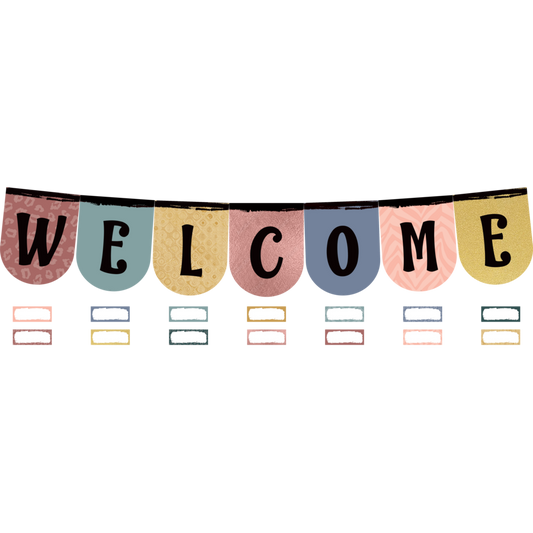 Wonderfully Wild Welcome Bunting Bulletin Board