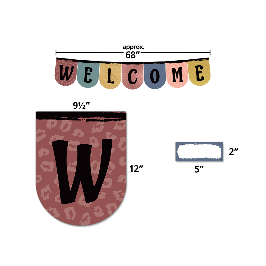 Wonderfully Wild Welcome Bunting Bulletin Board