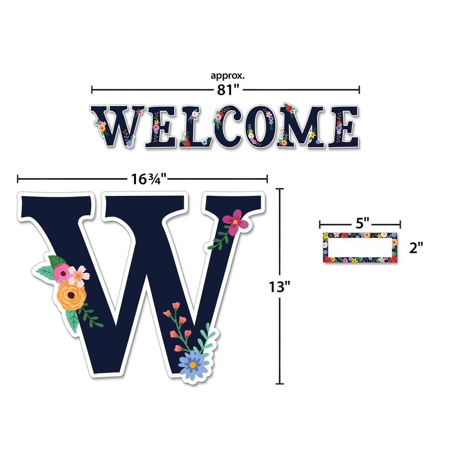 Wildflowers Welcome Bulletin Board