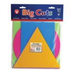 9-Inch Geometric Shapes, 40 Pcs (10 of Each Shape)