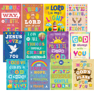 Bible Verses Small Poster Pack