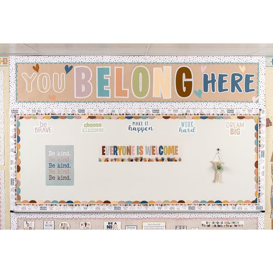 Everyone is Welcome Helping Hands Banner
