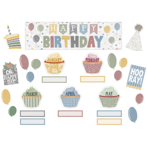 Classroom Cottage Happy Birthday Mini Bulletin Board