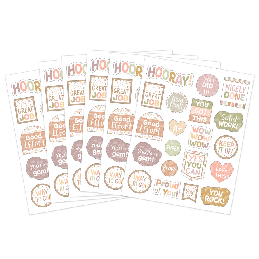 Terrazzo Tones Stickers