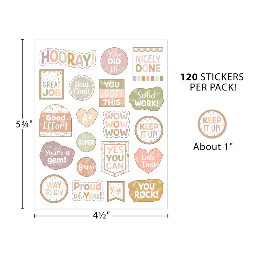Terrazzo Tones Stickers