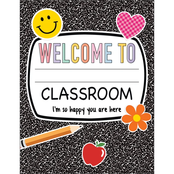 Cool for School Composition Welcome Chart