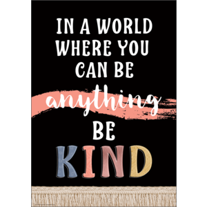 Wonderfully Wild Be Kind Positive Poster
