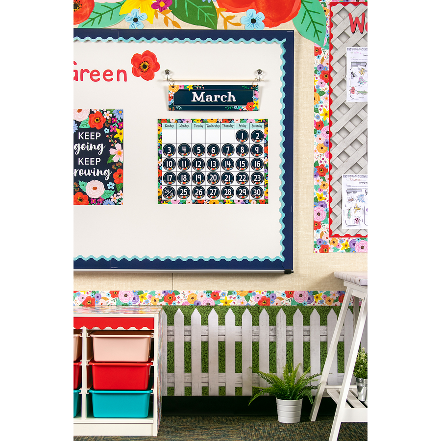 Wildflowers Calendar Chart