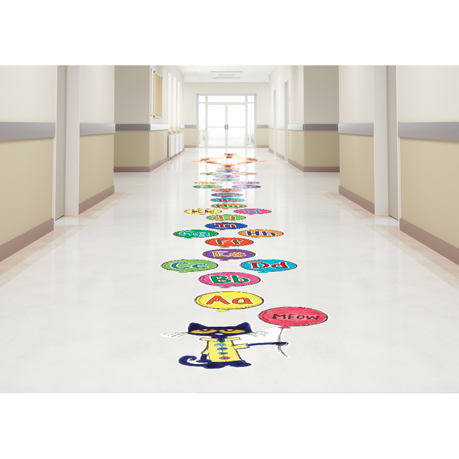 Pete the Cat Alphabet Balloons Sensory Path