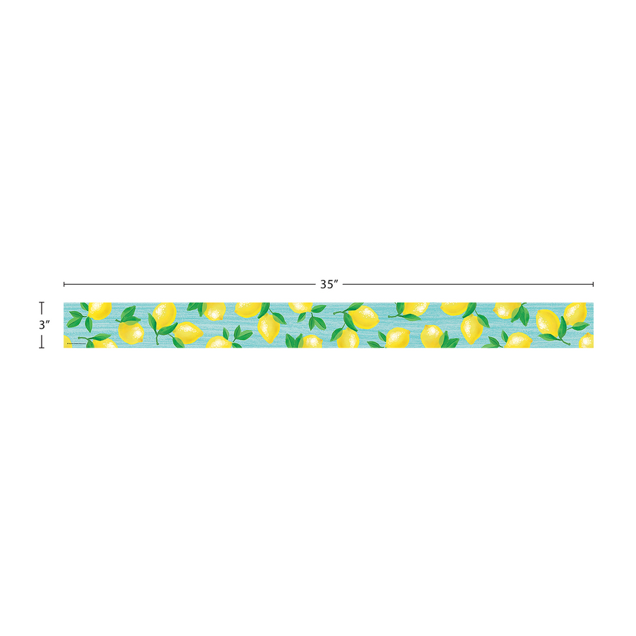 Lemon Zest Straight Border Trim