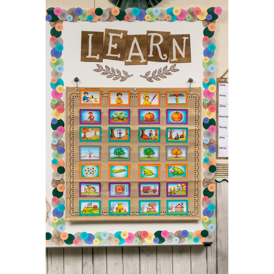 Home Sweet Classroom Fans Die-Cut Border Trim