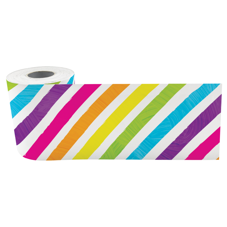 Brights 4Ever Stripes Straight Rolled Border Trim