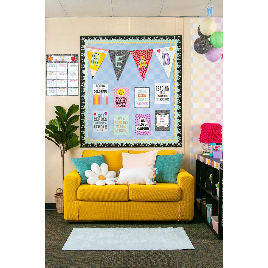 Cool for School Read Pennants Bulletin Board