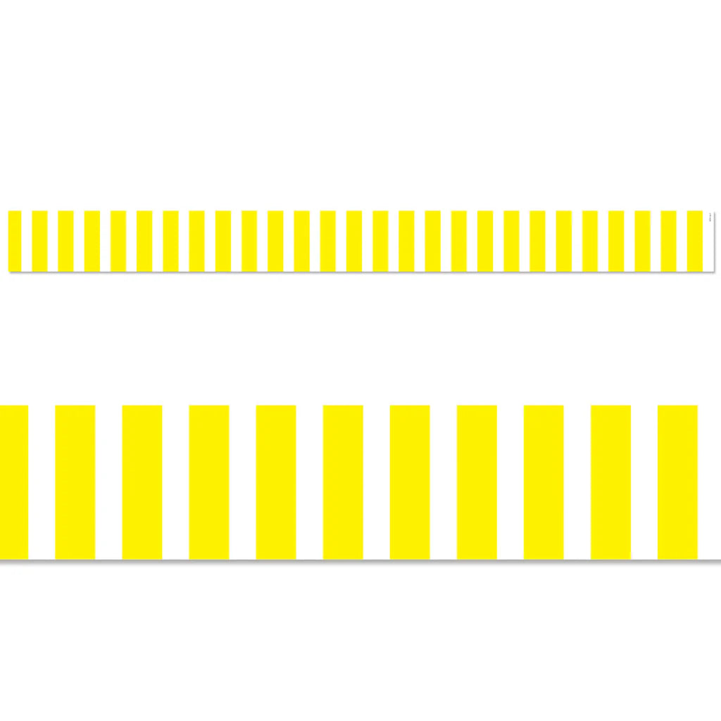 Yellow Bold Stripes EZ Border (Core Decor)
