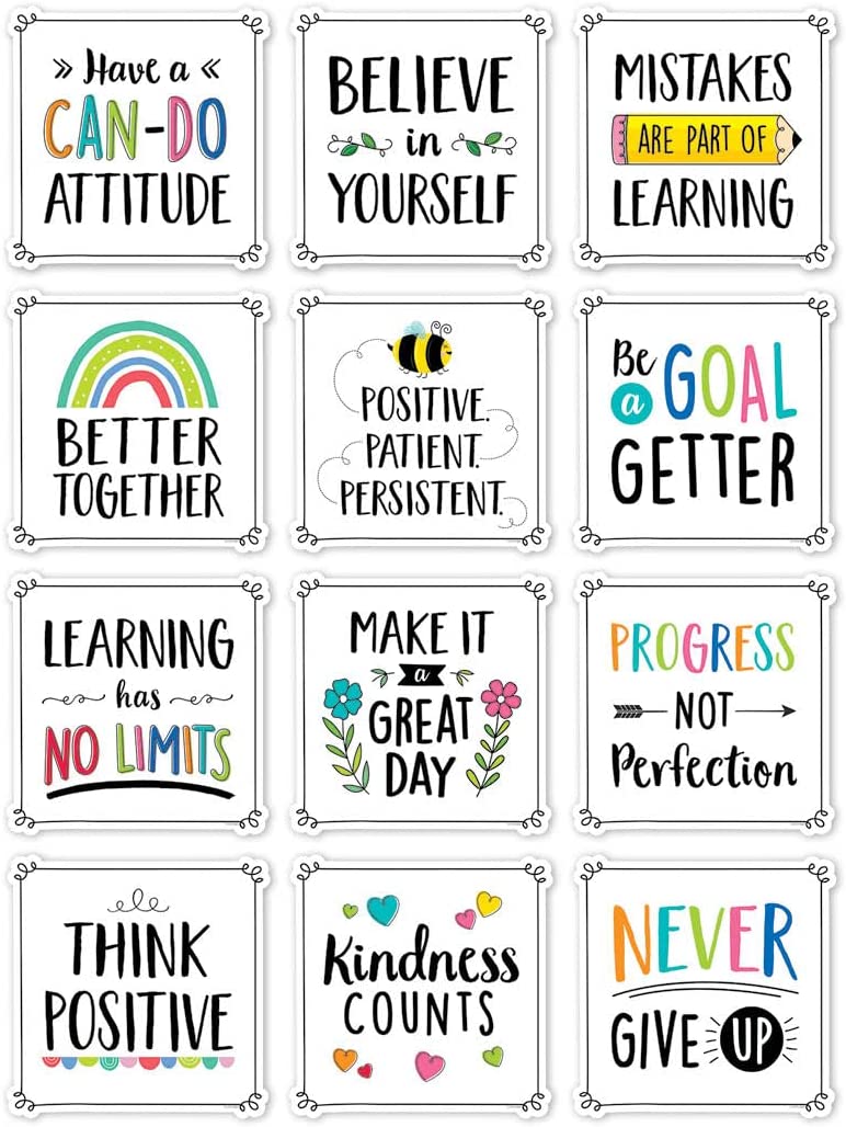 Positive Mindset 10" Designer Cut-Outs